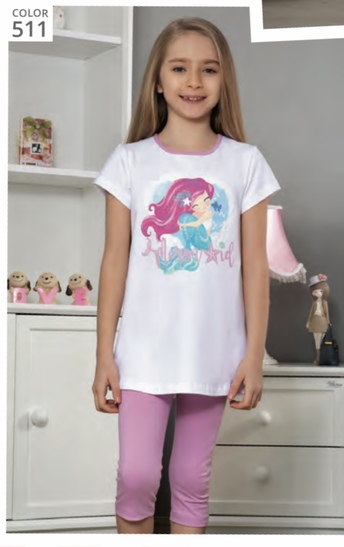 Пижама для девочки  (арт. 9111)